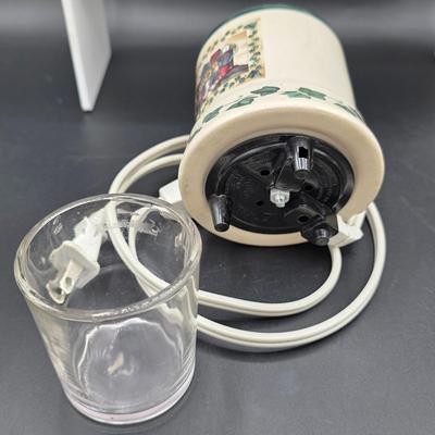 LOT 140: Vintage Home Decor Collection, Includes Electric Candle Warmers, Framed Cottage Prints, Inspirational Items & More