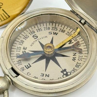 LOT 146: WWII Compass, US Navy Liaque Lapel Pins & More