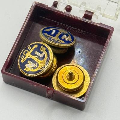 LOT 146: WWII Compass, US Navy Liaque Lapel Pins & More