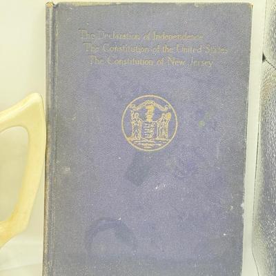 LOT 150: Order of the Eastern Star Bible, New Residents & NJ Taxes Vintage Pamphlet, Lebanon Valley College Stein & More