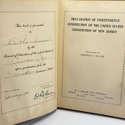 LOT 150: Order of the Eastern Star Bible, New Residents & NJ Taxes Vintage Pamphlet, Lebanon Valley College Stein & More