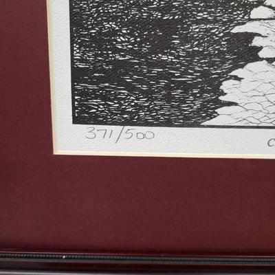 LOT 153: Three Framed Artworks of Ketchikan, Alaska by M. Skafer