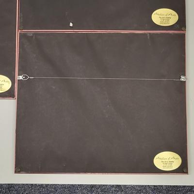 LOT 153: Three Framed Artworks of Ketchikan, Alaska by M. Skafer