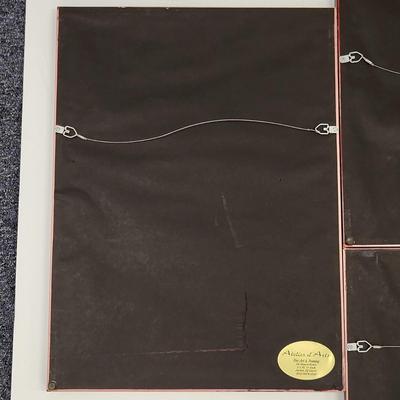 LOT 153: Three Framed Artworks of Ketchikan, Alaska by M. Skafer