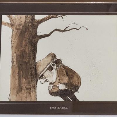 LOT 154: Variety of Golf Themed Artworks by Gary Paterson