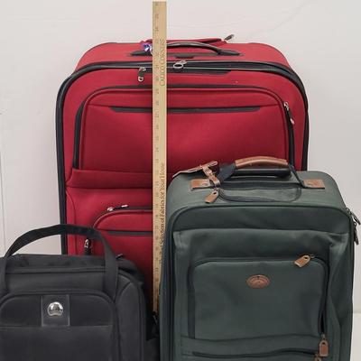 LOT 156: Set of Three Luggage Bags Including Samsonite and More
