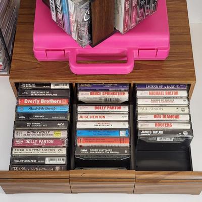 LOT 158: Lot of Various CDs, Cassette Tapes and More