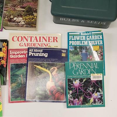 LOT 159: Gardening Lot Including Tools, Books and More