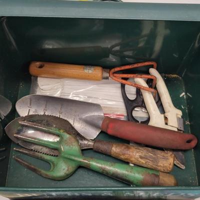 LOT 159: Gardening Lot Including Tools, Books and More
