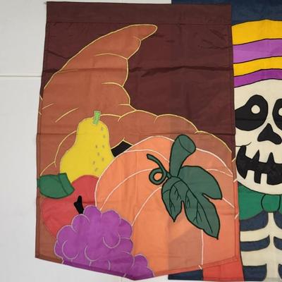 LOT 160: Assortment of Flags Including Mickey Mouse and More