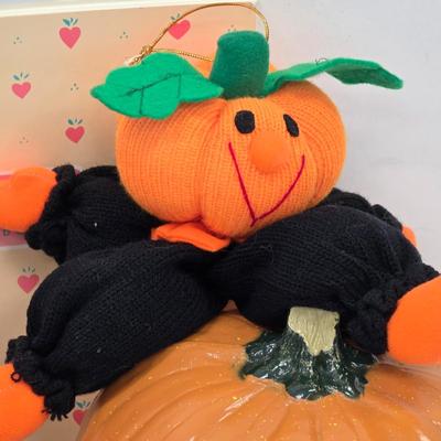 LOT 167: Halloween Collection, Contains Vintage Cling Stickers, Ghosts, Pumpkins & More