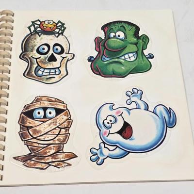 LOT 167: Halloween Collection, Contains Vintage Cling Stickers, Ghosts, Pumpkins & More