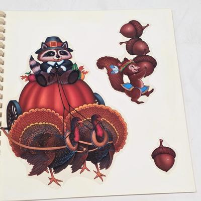 LOT 167: Halloween Collection, Contains Vintage Cling Stickers, Ghosts, Pumpkins & More