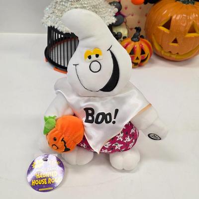 LOT 167: Halloween Collection, Contains Vintage Cling Stickers, Ghosts, Pumpkins & More