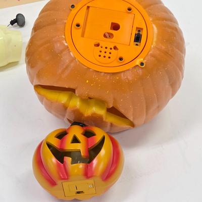 LOT 167: Halloween Collection, Contains Vintage Cling Stickers, Ghosts, Pumpkins & More