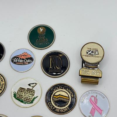 LOT 171: Magnetic Golf Ball Markers & Hat Clips