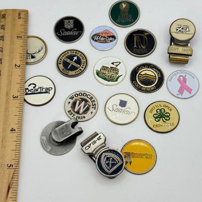 LOT 171: Magnetic Golf Ball Markers & Hat Clips