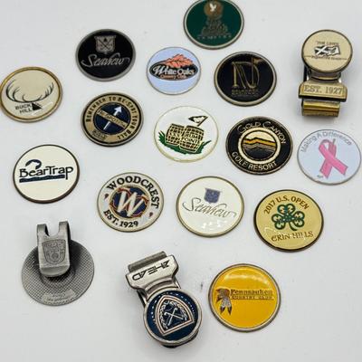 LOT 171: Magnetic Golf Ball Markers & Hat Clips