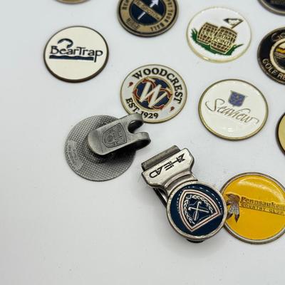 LOT 171: Magnetic Golf Ball Markers & Hat Clips