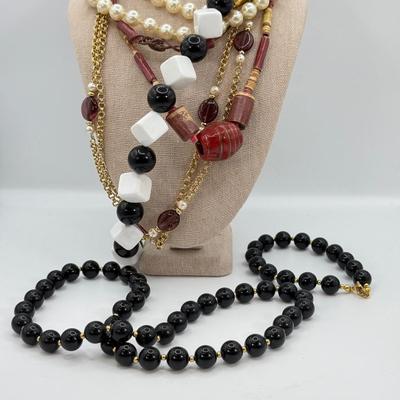 LOT 173: Beaded Necklace Collection