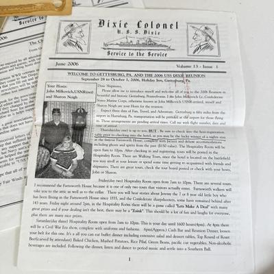 LOT 179: US Navy Veteran Lot: Dixie Colonel Reunion, Original Photos & More