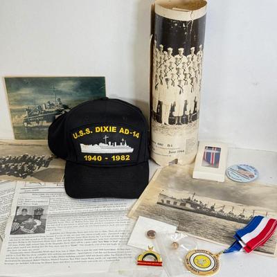 LOT 179: US Navy Veteran Lot: Dixie Colonel Reunion, Original Photos & More