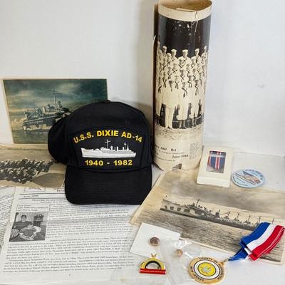 LOT 179: US Navy Veteran Lot: Dixie Colonel Reunion, Original Photos & More