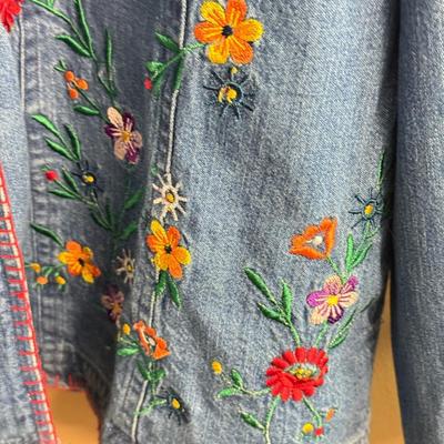 LOT 180: Embroidered Denim Shirts & More