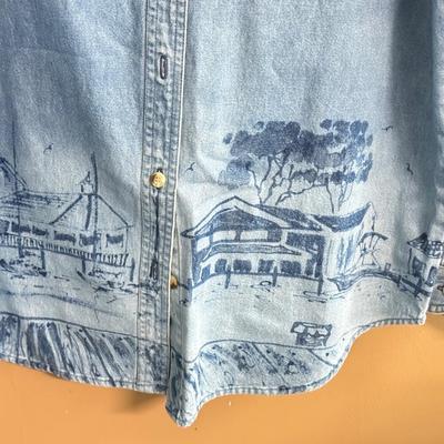 LOT 180: Embroidered Denim Shirts & More