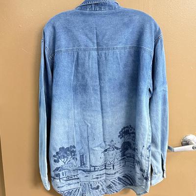 LOT 180: Embroidered Denim Shirts & More