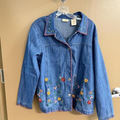 LOT 180: Embroidered Denim Shirts & More