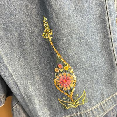 LOT 180: Embroidered Denim Shirts & More
