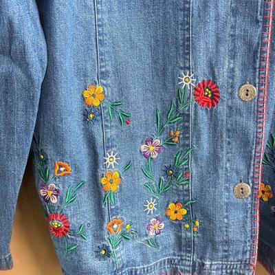 LOT 180: Embroidered Denim Shirts & More