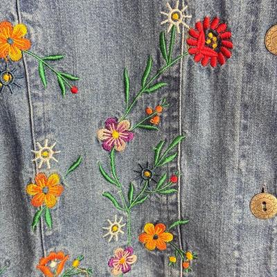LOT 180: Embroidered Denim Shirts & More