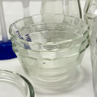 LOT 182: Large Lot of Glassware: Branded Stemware, Martini Glasses & More
