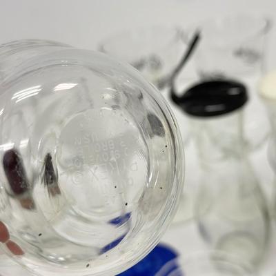 LOT 182: Large Lot of Glassware: Branded Stemware, Martini Glasses & More