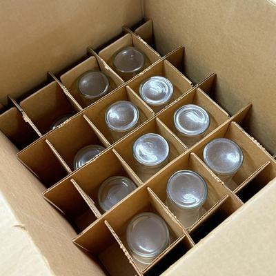 LOT 184: “B” Monogramed Glasses NIB - 8 of each