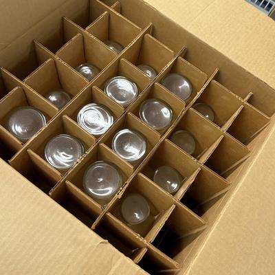 LOT 184: “B” Monogramed Glasses NIB - 8 of each