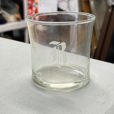 LOT 184: “B” Monogramed Glasses NIB - 8 of each