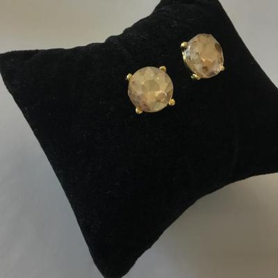 Cute large rhinestone studded earrings