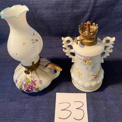 2 Mini Oil Lamps