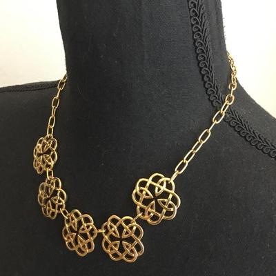 Beautiful made in USA, Lenox, Celtic love handmade statement, necklace