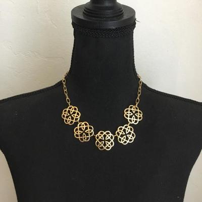 Beautiful made in USA, Lenox, Celtic love handmade statement, necklace