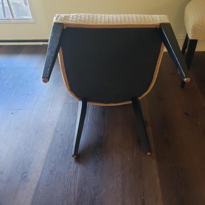 Six Modern Upholstered Dining Chairs