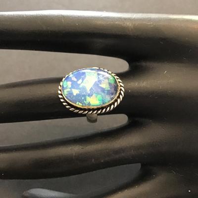 Very nice 925 silver ring with fashion stone