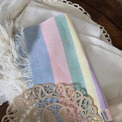 Selection of vintage linens