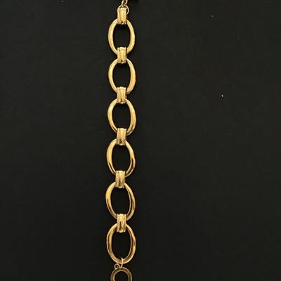 Gold tone, fashion, statement bracelet