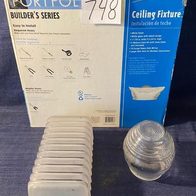 Light Fixtures and Vintage Light Covers