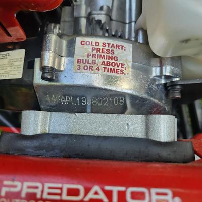 Predator Gas Auger Powerhead 56257 w 2 Augers No Fuel in tank to test