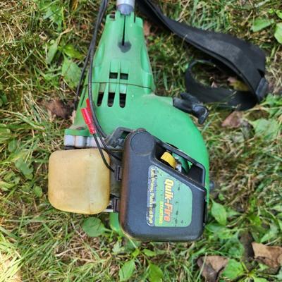 John Deere BC 1600 Weed Edger with Tiller Attachment Untested Has Compression